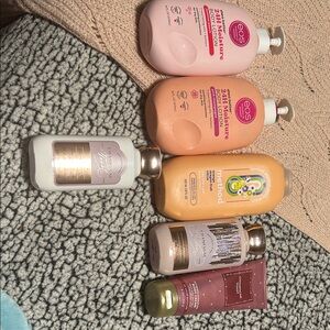 eos Pink and Peach Body Wash Collection